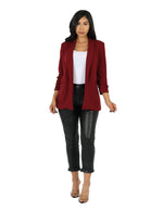 Load image into Gallery viewer, Solid Knit Crepe Blazer Shop BBJ

