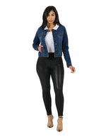 Load image into Gallery viewer, Classic Jacket with Sherpa Denim Mix
