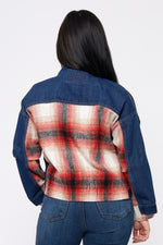 Load image into Gallery viewer, Brushed Flannel Denim Mix
