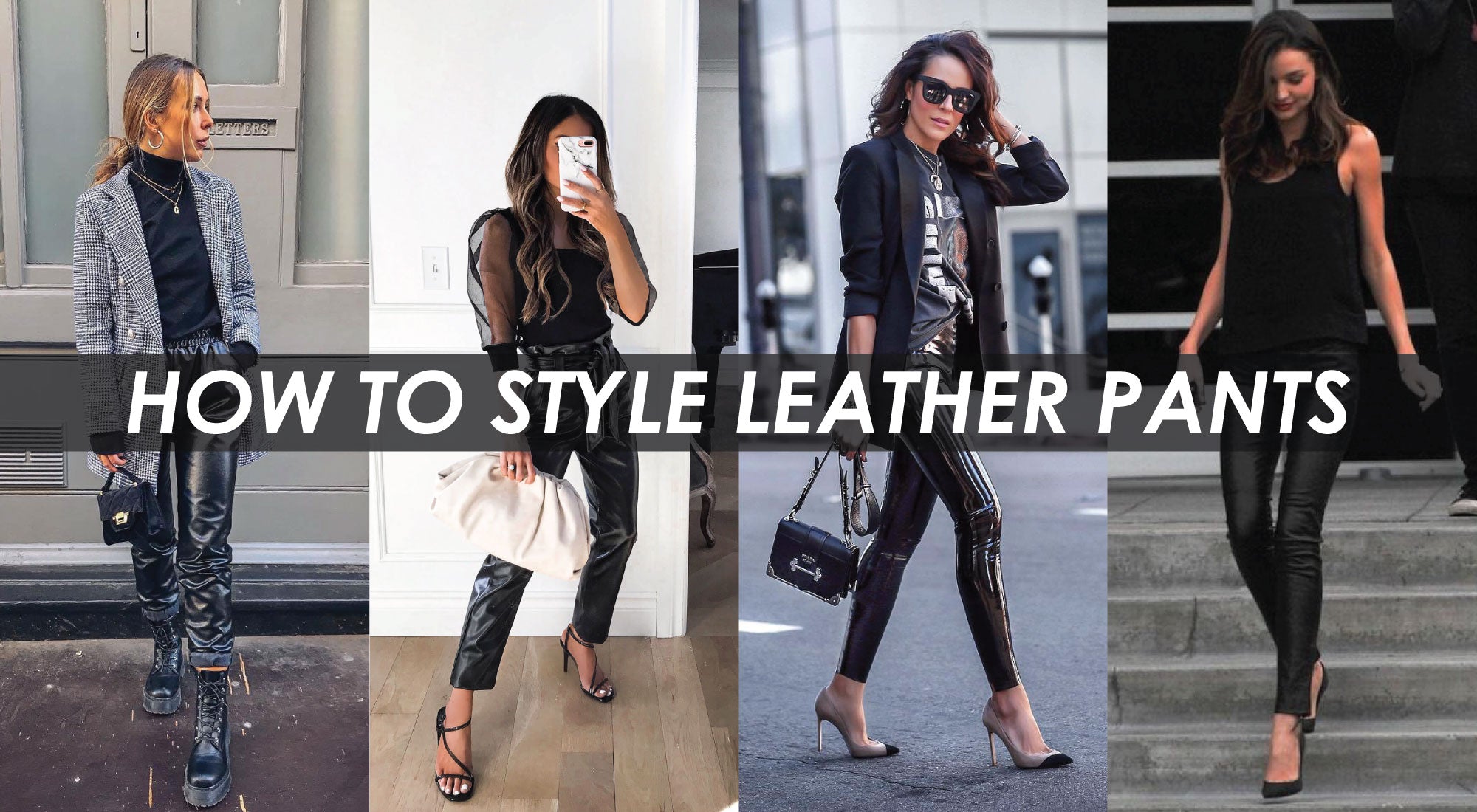 How To Style Leather Pants | Shop BBJ Leather Trousers
