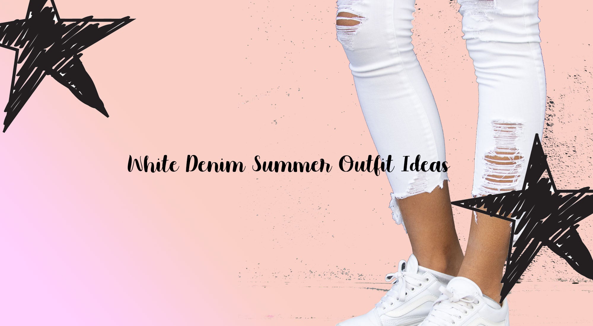 White Denim Outfit Ideas For Summer