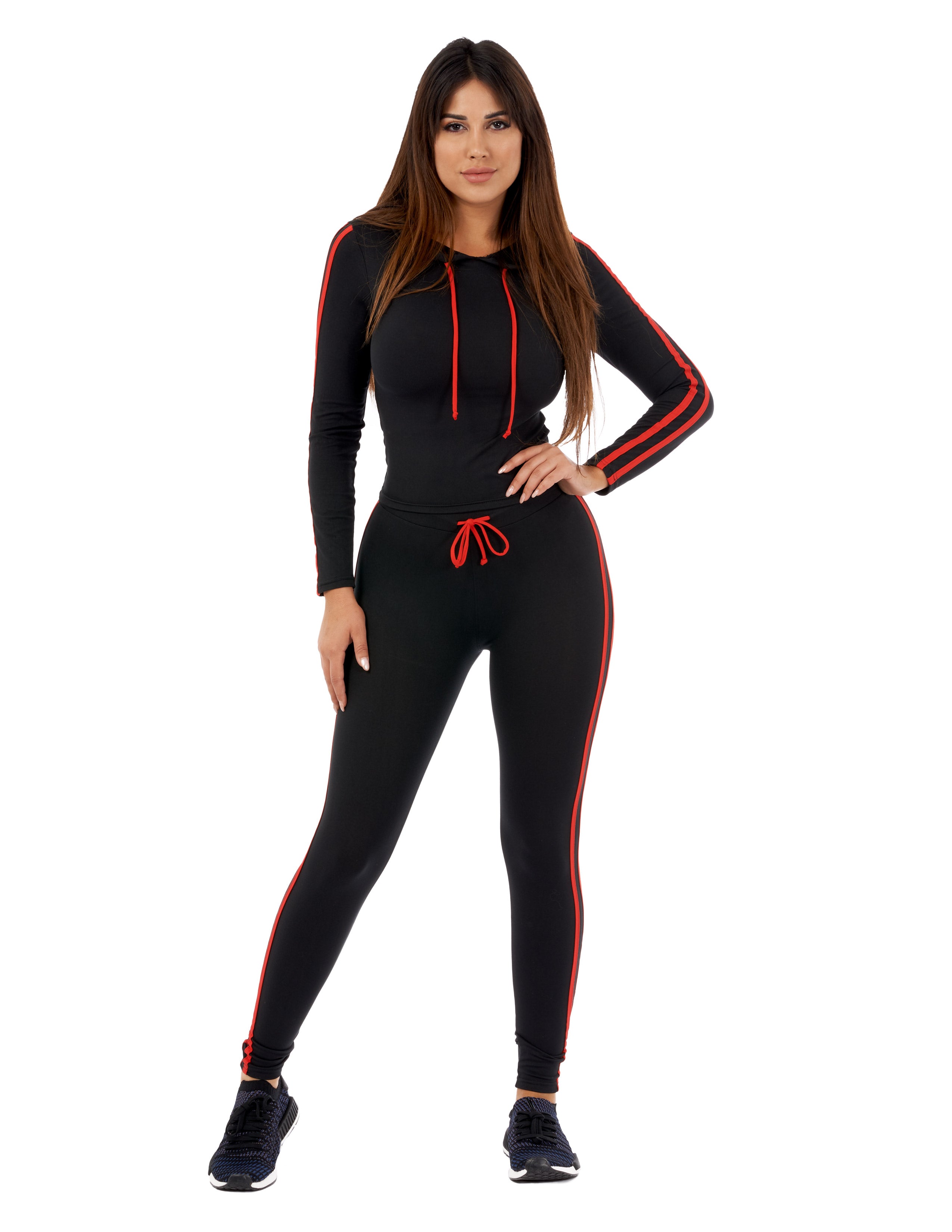 Let's Get Physical Two Piece Hoodie And Pants Set