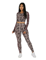 Load image into Gallery viewer, Slayer Two Piece Snake Print Leggings Set
