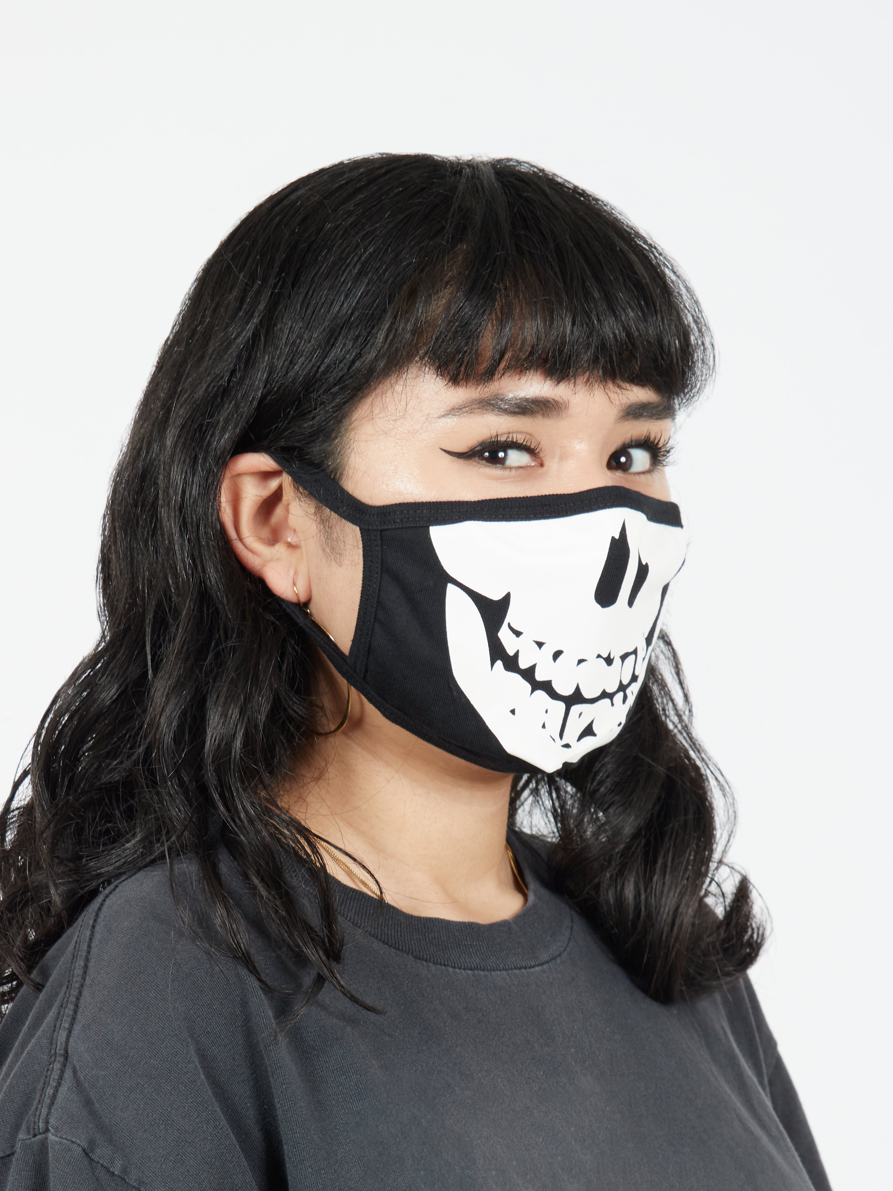 Skull Mouth Fabric Face Mask