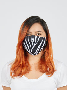 Zebra Face Mask