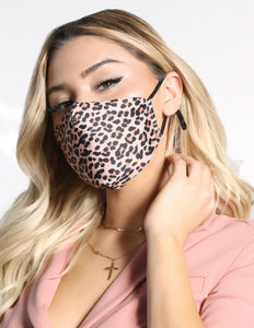 Cheetah Print Face Mask