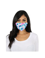 Load image into Gallery viewer, Blue/White Tie Dye Face Mask
