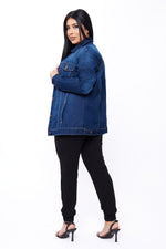 Load image into Gallery viewer, Dream Denim Oversized Jacket
