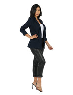 Load image into Gallery viewer, Solid Knit Crepe Blazer Shop BBJ
