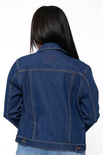 Load image into Gallery viewer, Denim Jacket with Patch Pockets
