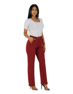 Load image into Gallery viewer,  Knit Crepe High Rise Wide Leg Pants
