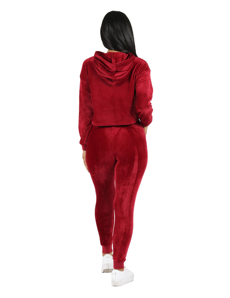 Velour 2025 hooded top