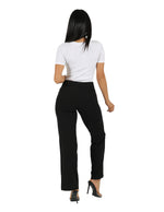 Load image into Gallery viewer,  Knit Crepe Solid Pull On Wide Leg Trouser shop bbj
