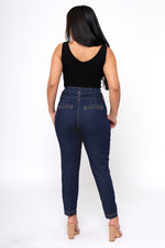 Load image into Gallery viewer, I Got it From My Mama - Paper Bag Waist Jeans
