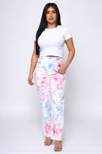 Load image into Gallery viewer, Tie Dye Pinch Straight Fit Pants
