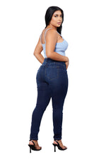 Load image into Gallery viewer, Goddess Skinny Destruction Jeans
